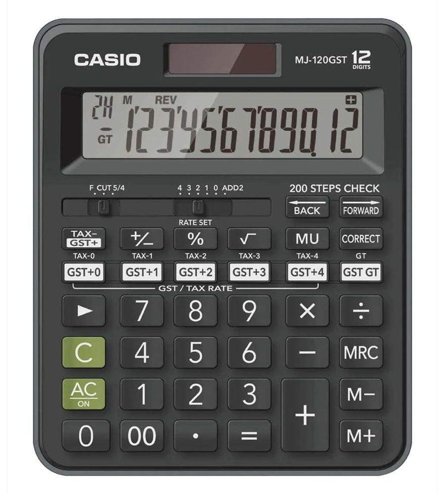 Casio calculator gst rate new arrivals