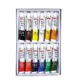 Camel Artist Water Color Set - 5ml Tubes of 12 Shades