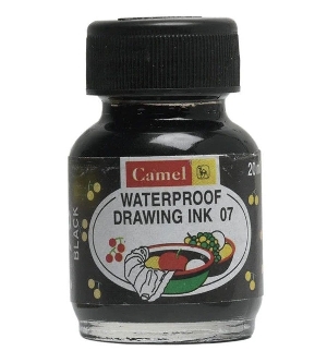 Camel Special Waterproof Drawing Ink (black)