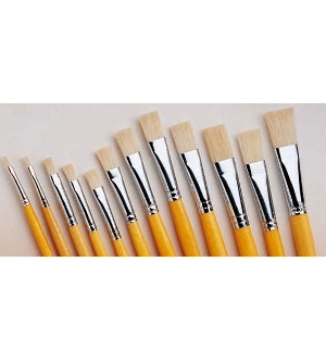 Camlin White Bristle Brushes (series 56)