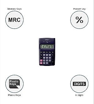 Casio HL-815L-BK Portable Calculator