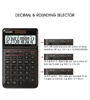 Casio JW-200SC-BK Desktop Calculator