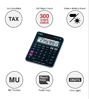 Casio MJ-120D Plus-BU Desktop Calculator