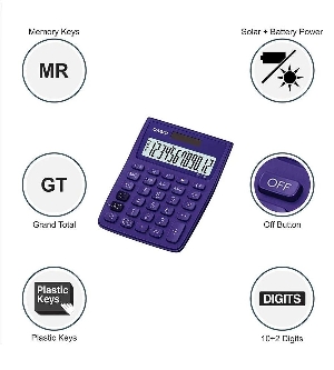 Casio MS-20VC-PL Desktop Calculator