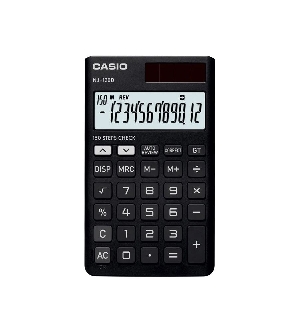 Casio NJ-120D-BK Portable Calculator