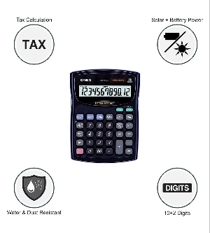 Casio WD-220MS-BLUE Desktop Calculator